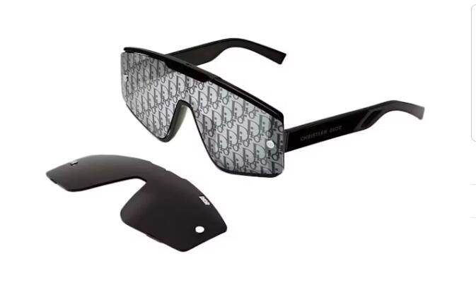 Dior Diorxtrem Mu with Interchangeable Lenses Sunglasses Black (XTRMMUAT_10B8)