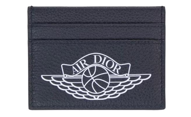 Dior x Jordan Wings Card Holder (4 Card Slot) Navy