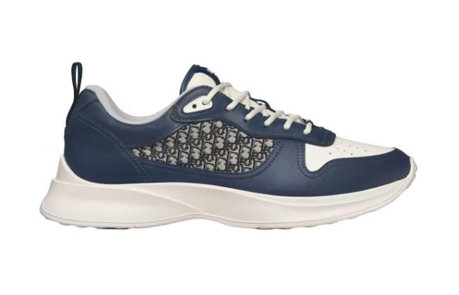 Dior B25 Runner Navy Blue Oblique Jacquard