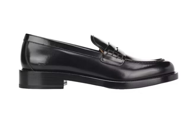 Dior Polished Loafer Black Leather