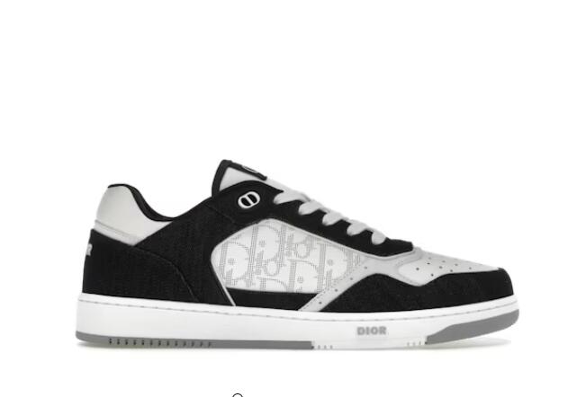 Dior B27 Low White Black Denim