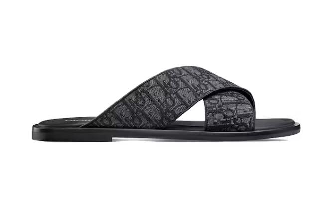 Dior Alias Sandals Oblique Grey