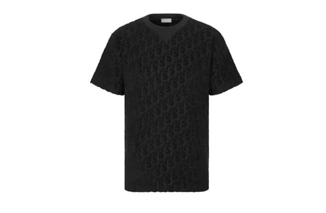 Dior Oversized Oblique T-shirt Black