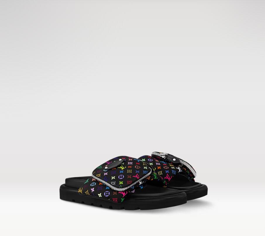 Louis Vuitton x Takashi Murakami 1AGVRH NEW LV x TM Pool Pillow Flat Comfort Mule