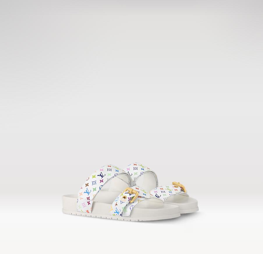 Louis Vuitton x Takashi Murakami 1AGXU3 NEW LV x TM Bom Dia Flat Comfort Mule