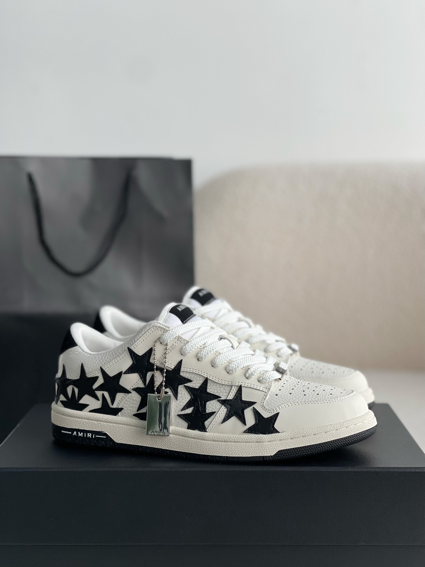 Amiri Sneakers Skeleton Leather Low-Top Sneakers