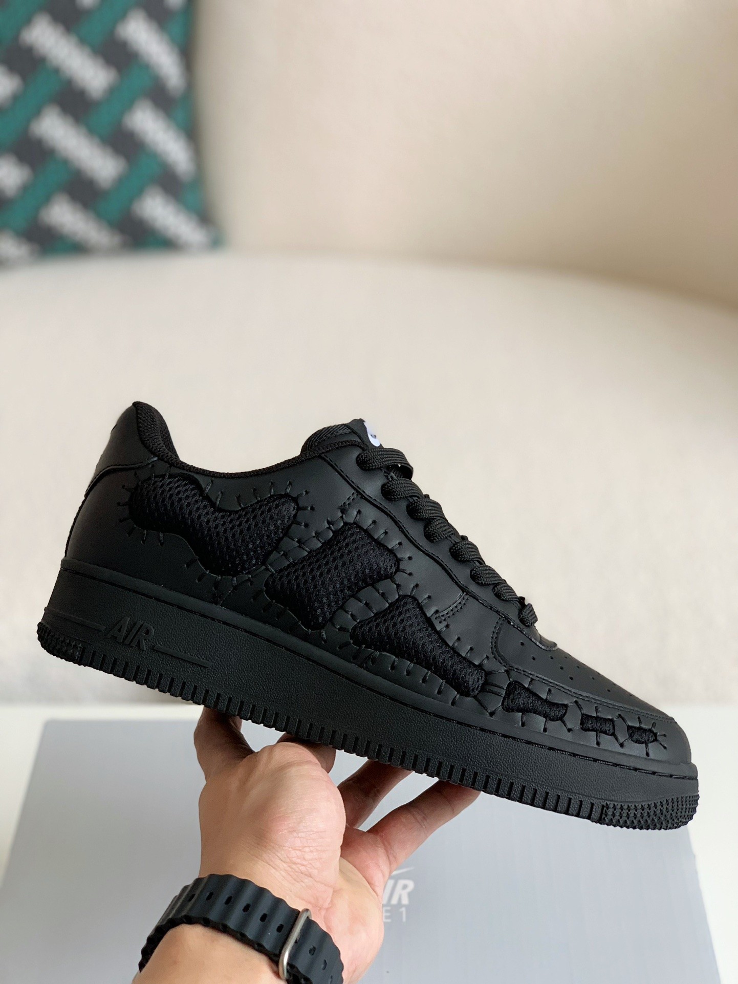 Nike Remake AF1 Skeleton Customized Shoe