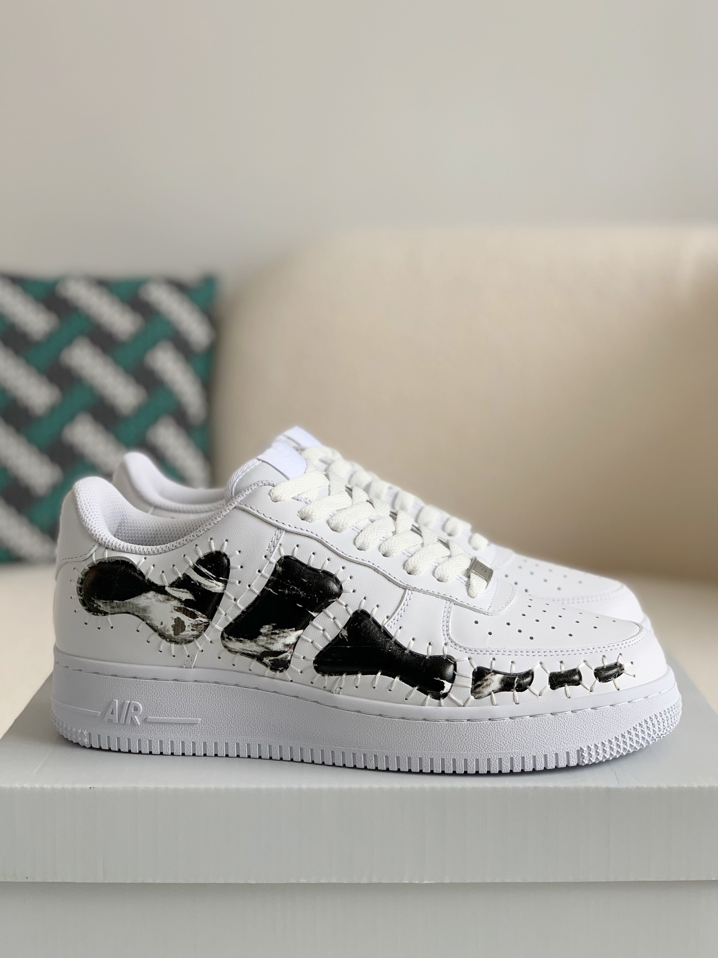 Nike Remake AF1 Skeleton Customized Shoe