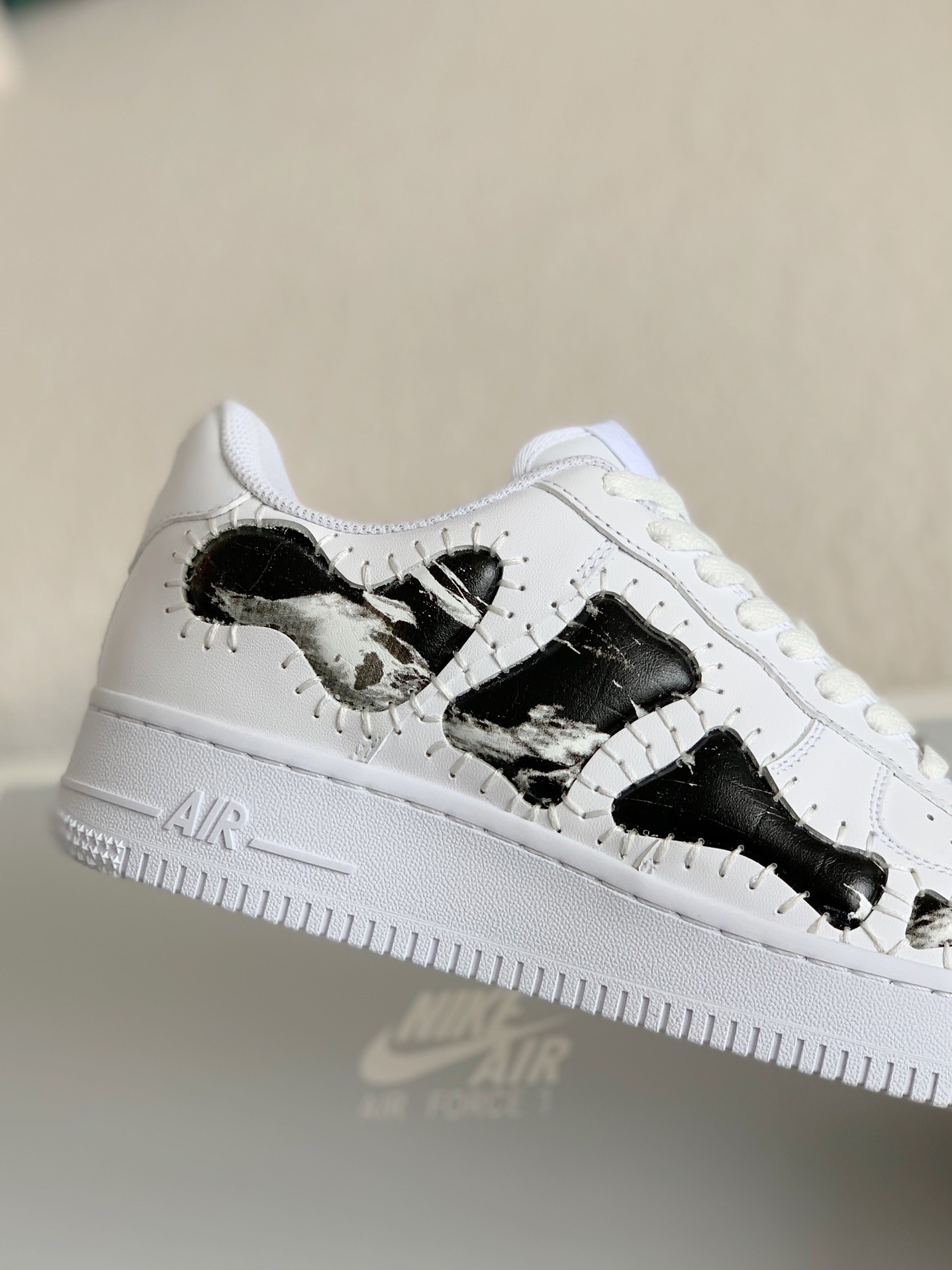 Nike Remake AF1 Skeleton Customized Shoe