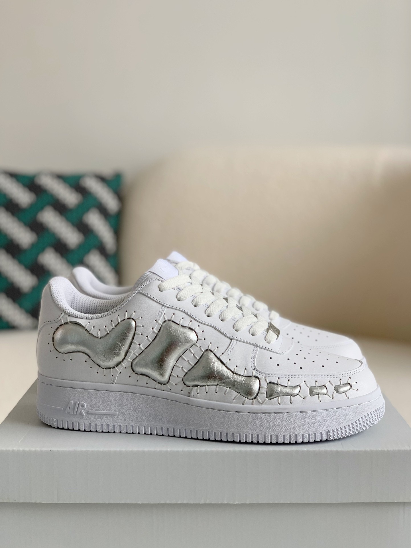 Nike Remake AF1 Skeleton Customized Shoe