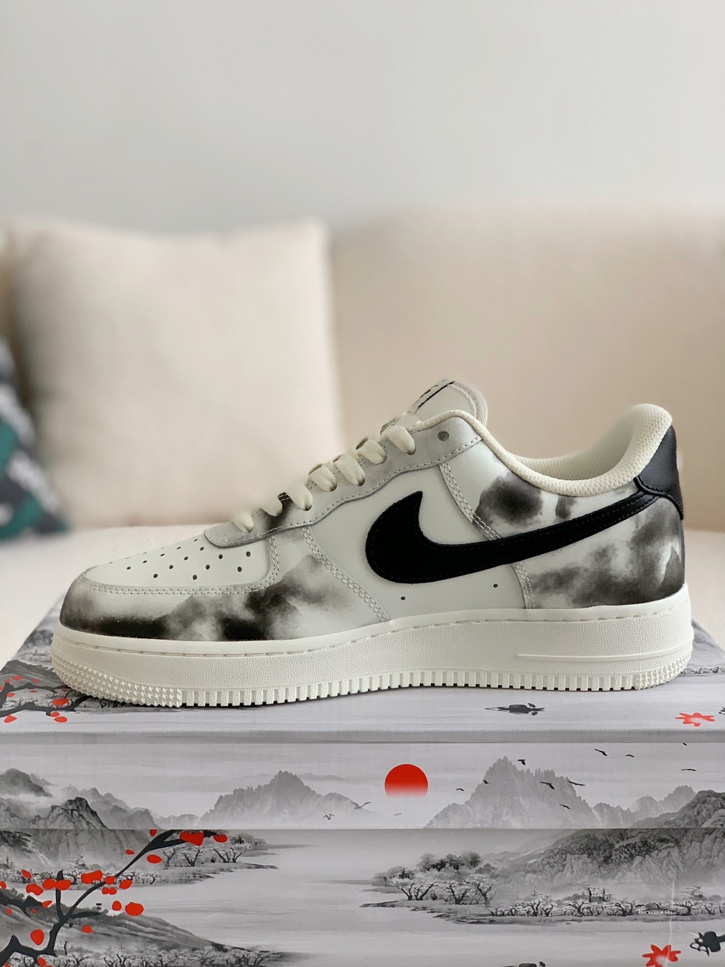 NIKE Air Force 1 07 low “landscape painting” Sneakers