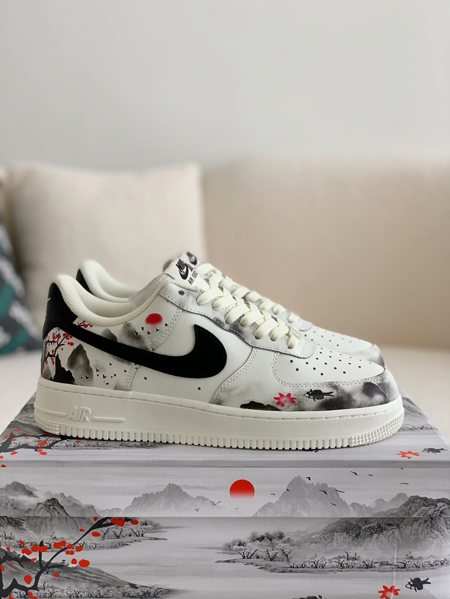 NIKE Air Force 1 07 low “landscape painting” Sneakers