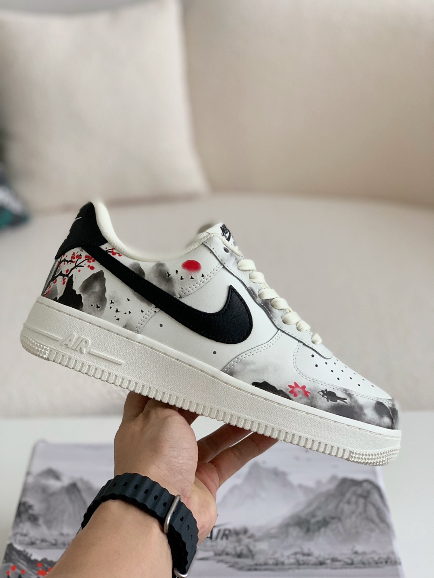 NIKE Air Force 1 07 low “landscape painting” Sneakers