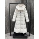 Moncler Long down jacket white