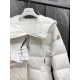 Moncler Long down jacket white