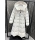 Moncler Long down jacket white