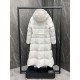 Moncler Long down jacket white